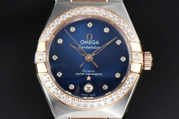Constellation 29mm TWSF RG Diamond Blue Dial RG/SS Bracelet A8700