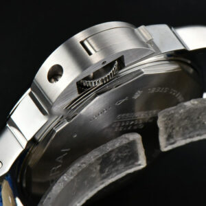 PAM777 44mm HWF Black Dial Blue Leather Strap A6497 - Image 8
