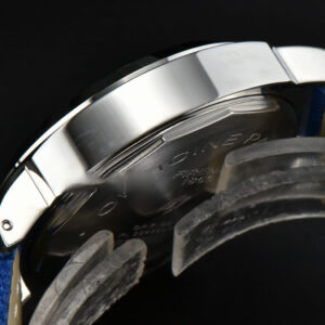 PAM777 44mm HWF Black Dial Blue Leather Strap A6497 - Image 9