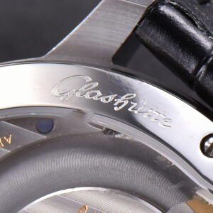 PanoMatic Lunar TZF 40MM White Dial Black Leather Strap A23J - Image 21
