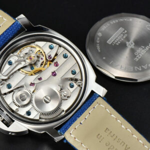 PAM777 44mm HWF Black Dial Blue Leather Strap A6497 - Image 20