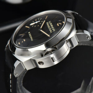 PAM915 44mm HWF Black Dial Black Leather Strap A6497 - Image 6