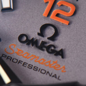 Planet Ocean Chrono 45.5mm OMF Gray Dial Orange/Black Rubber Strap A9900 - Image 5