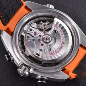 Planet Ocean Chrono 45.5mm OMF Gray Dial Orange/Black Rubber Strap A9900 - Image 19