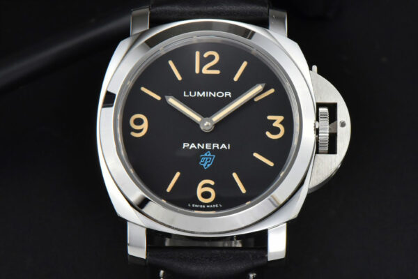 PAM634 44mm HWF Black Dial Black Leather Strap A6497
