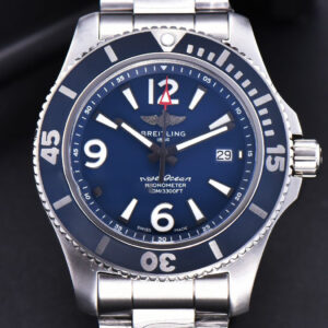 Superocean Automatic TF 44MM Blue Dial SS Bracelet A2824