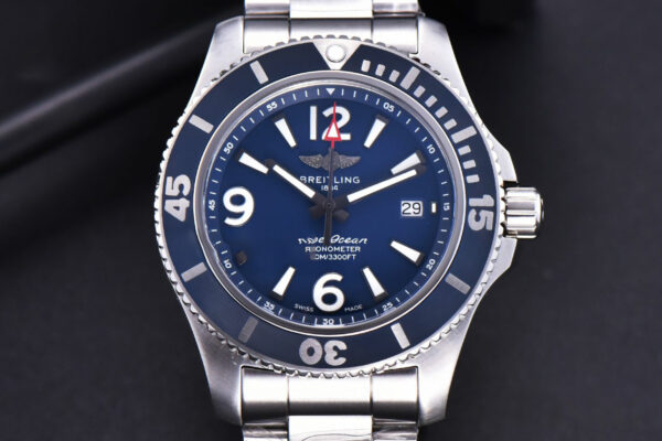 Superocean Automatic TF 44MM Blue Dial SS Bracelet A2824