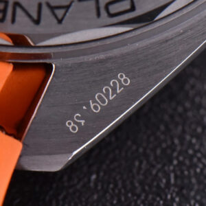 Planet Ocean Chrono 45.5mm OMF Gray Dial Orange/Black Rubber Strap A9900 - Image 26