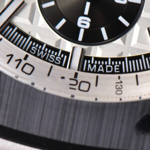 Royal Oak Offshore JF 44MM Black Ceramic Panda Dial Rubber Strap A3126 V2 - Image 10