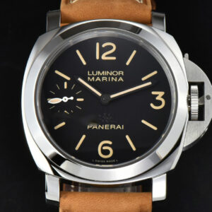 PAM416 44mm HWF Black Dial Brown Leather Strap A6497