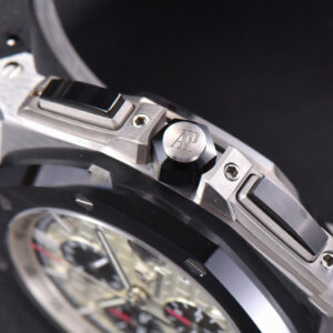 Royal Oak Offshore JF 44MM Black Ceramic Panda Dial Rubber Strap A3126 V2 - Image 13