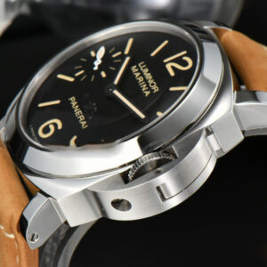 PAM416 44mm HWF Black Dial Brown Leather Strap A6497 - Image 6