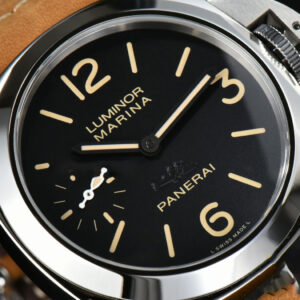 PAM416 44mm HWF Black Dial Brown Leather Strap A6497 - Image 7