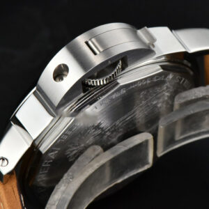 PAM416 44mm HWF Black Dial Brown Leather Strap A6497 - Image 8
