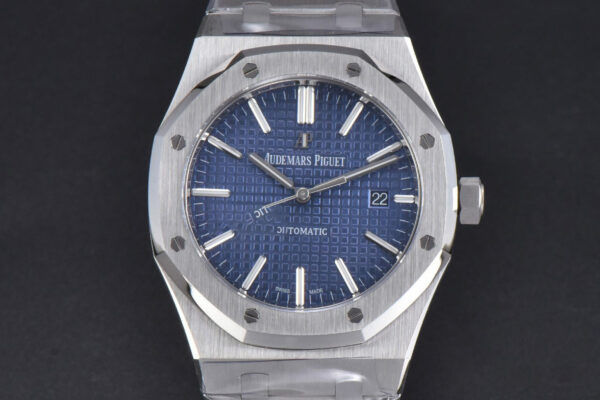 Royal Oak 15400 ORF 41MM Blue Textured Dial SS Bracelet A3120 Super Clone
