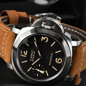 PAM416 44mm HWF Black Dial Brown Leather Strap A6497 - Image 10