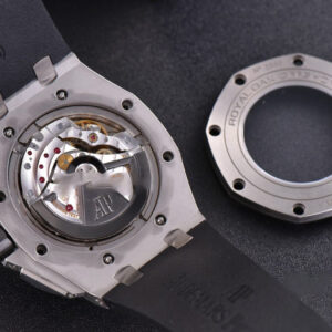 Royal Oak Offshore JF 44MM Black Ceramic Panda Dial Rubber Strap A3126 V2 - Image 22