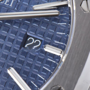 Royal Oak 15400 ORF 41MM Blue Textured Dial SS Bracelet A3120 Super Clone - Image 11