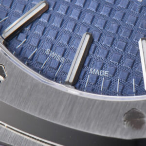 Royal Oak 15400 ORF 41MM Blue Textured Dial SS Bracelet A3120 Super Clone - Image 13