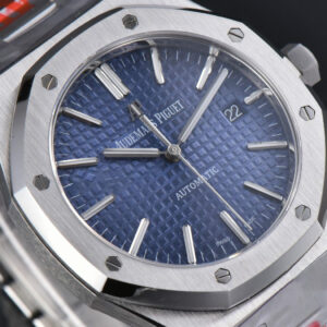 Royal Oak 15400 ORF 41MM Blue Textured Dial SS Bracelet A3120 Super Clone - Image 17