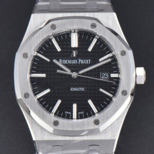 Royal Oak 15400 ORF 41MM Black Textured Dial SS Bracelet A3120 Super Clone