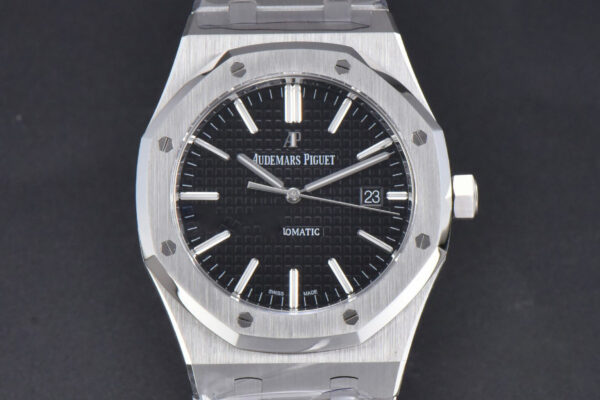 Royal Oak 15400 ORF 41MM Black Textured Dial SS Bracelet A3120 Super Clone