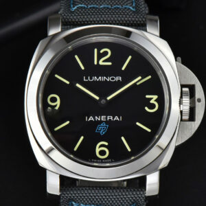 PAM774 44mm HWF Black Dial Black Leather Strap A6497