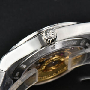 Overseas 4500V 41mm ZF White Dial SS Bracelet A5100 - Image 18