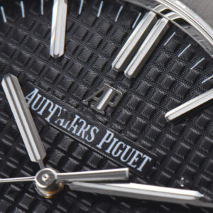 Royal Oak 15400 ORF 41MM Black Textured Dial SS Bracelet A3120 Super Clone - Image 11