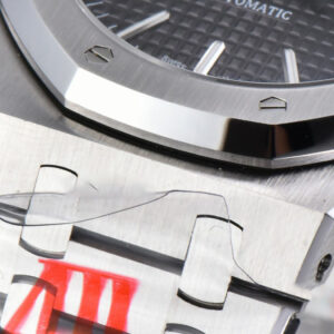 Royal Oak 15400 ORF 41MM Black Textured Dial SS Bracelet A3120 Super Clone - Image 15