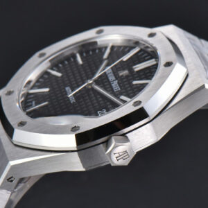 Royal Oak 15400 ORF 41MM Black Textured Dial SS Bracelet A3120 Super Clone - Image 16