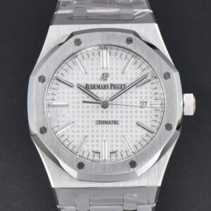 Royal Oak 15400 ORF 41MM White Textured Dial SS Bracelet A3120 Super Clone