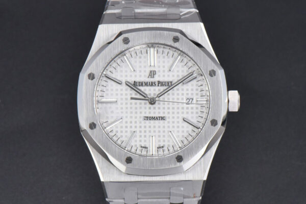 Royal Oak 15400 ORF 41MM White Textured Dial SS Bracelet A3120 Super Clone