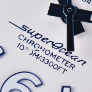 Superocean Automatic TF 44MM White Dial Blue Bezel SS Bracelet A2824 - Image 20
