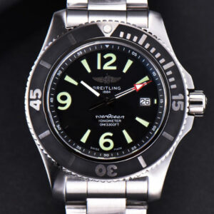 Superocean Automatic TF 44MM Black Dial SS Bracelet A2824
