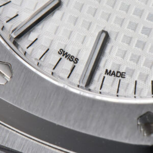 Royal Oak 15400 ORF 41MM White Textured Dial SS Bracelet A3120 Super Clone - Image 14