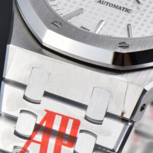 Royal Oak 15400 ORF 41MM White Textured Dial SS Bracelet A3120 Super Clone - Image 15