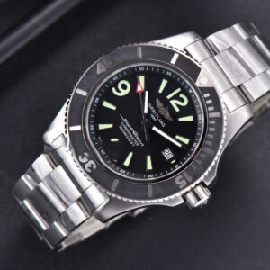 Superocean Automatic TF 44MM Black Dial SS Bracelet A2824 - Image 14