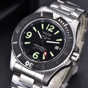 Superocean Automatic TF 44MM Black Dial SS Bracelet A2824 - Image 15