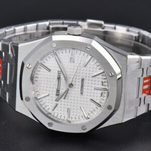 Royal Oak 15400 ORF 41MM White Textured Dial SS Bracelet A3120 Super Clone - Image 18