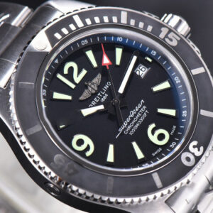 Superocean Automatic TF 44MM Black Dial SS Bracelet A2824 - Image 20