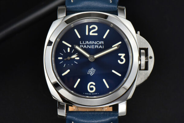 PAM1085 44mm HWF Blue Dial Blue Leather Strap A6497