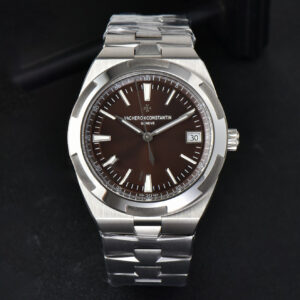 Overseas 4500V 41mm ZF Brown Dial SS Bracelet A5100 - Image 8