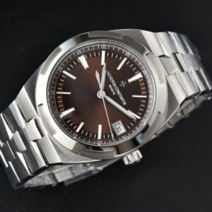 Overseas 4500V 41mm ZF Brown Dial SS Bracelet A5100 - Image 9