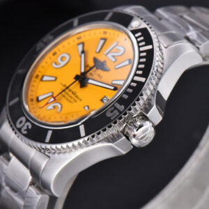 Superocean Automatic TF 44MM Yellow Dial Black Bezel SS Bracelet A2824 - Image 21