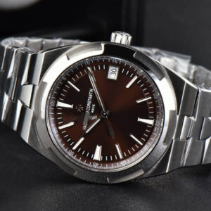 Overseas 4500V 41mm ZF Brown Dial SS Bracelet A5100 - Image 17