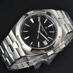 Overseas 4500V 41mm ZF Black Dial SS Bracelet A5100 - Image 9
