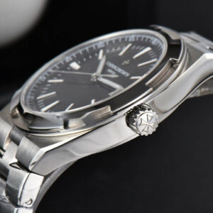 Overseas 4500V 41mm ZF Black Dial SS Bracelet A5100 - Image 14