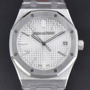 Royal Oak 15510 “50th Anniversary” ORF 41MM SS White Dial SS Bracelet SA4302