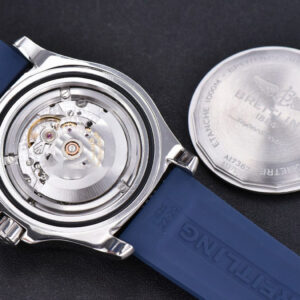 Superocean Automatic TF 44MM Blue Dial Blue Rubber Strap A2824 - Image 4